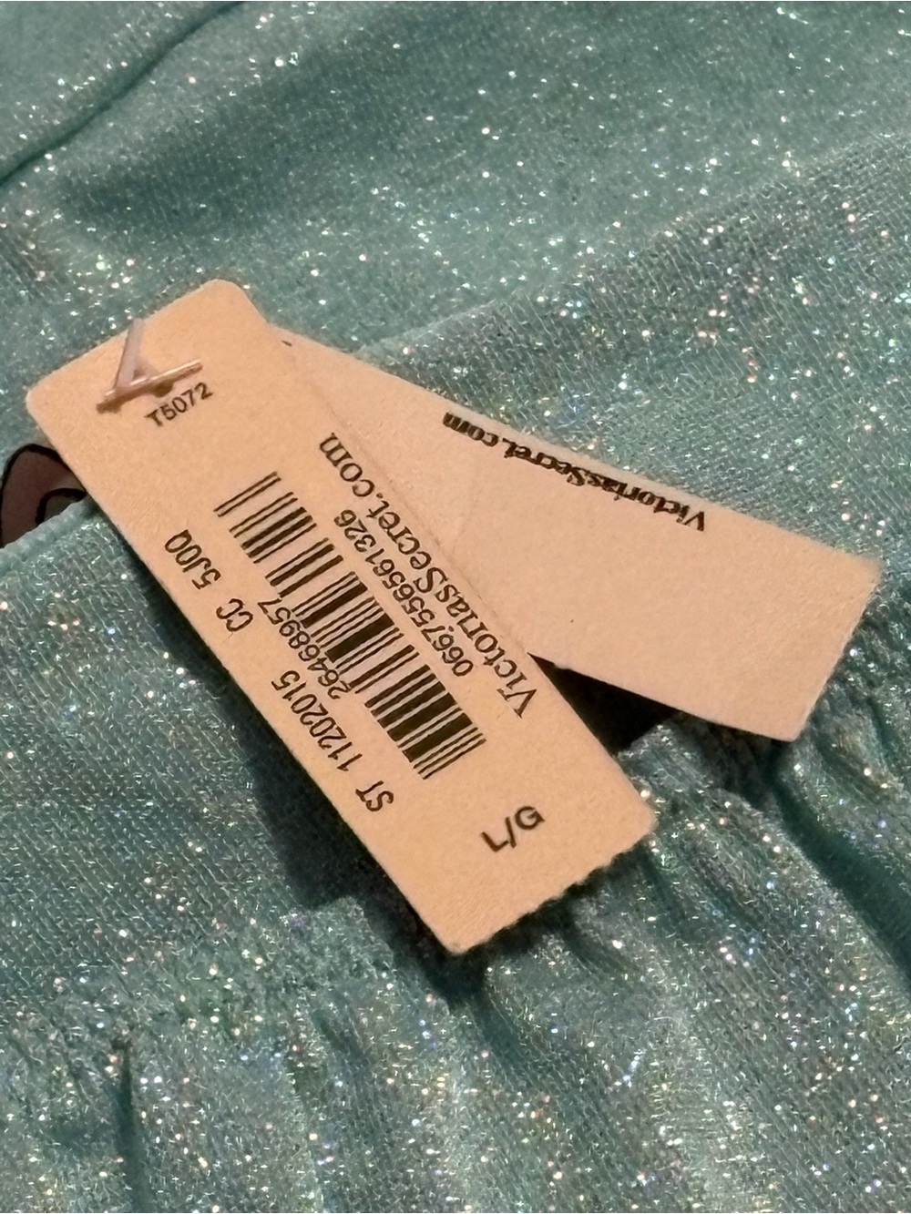 Victoria's Secret Shimmery Light Blue Bikini Bottoms - Picture 4 of 5